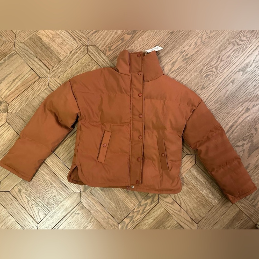Brick Puffy Jacket by New In